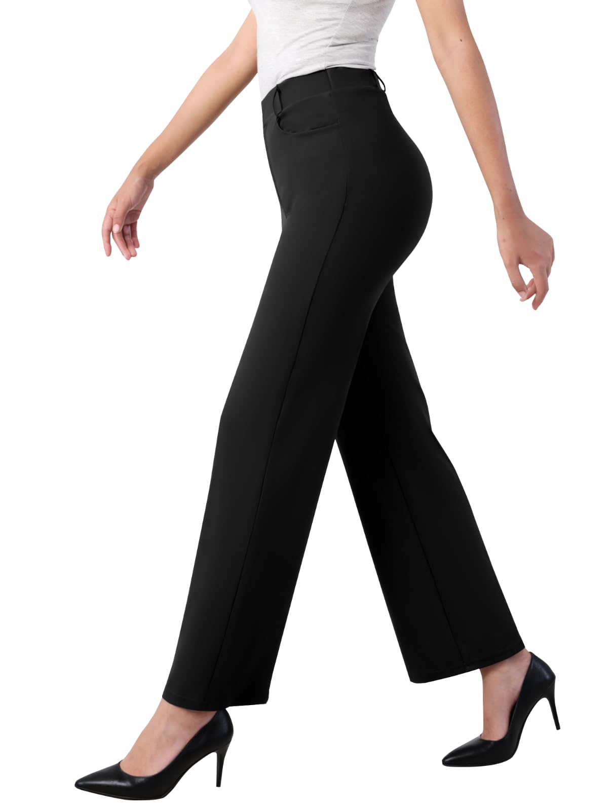 Mua IPMQ Women's Straight Leg Dress Pants Stretchy Work Pants Business