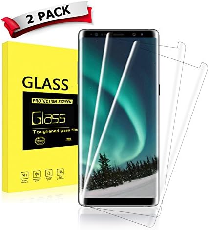 tengsu Galaxy Note 8 Screen Protector (2-Pack), [Care Fridendly] [3D Touch Compatible] HD Clear Anti- Glare and Bubble-Free Tempered Glass Screen Protector for Galaxy Note 8 (Note 8 \ 2Pack)