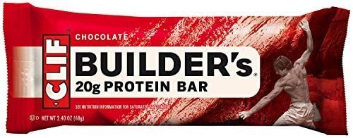 CLIF BUILDER'S - Protein Bar - Chocolate - (2.4 oz, 12 Count) by Clif Builders Bar