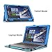 ASUS Transformer Book T100HA Case, Infiland Premium PU Leather Keyboard Portfolio Stand Cover Case For ASUS Transformer Book T100HA 10.1