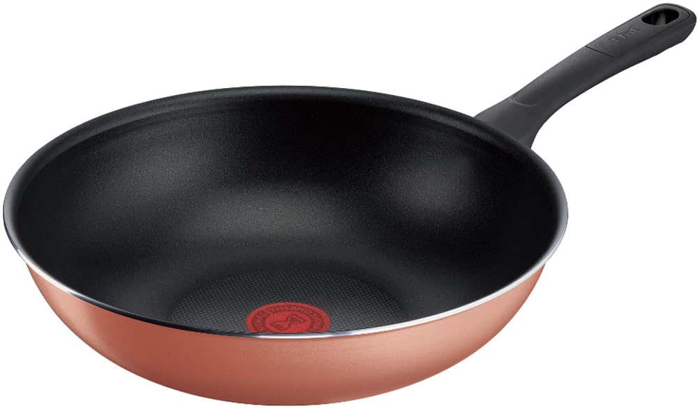 【オンライン限定】 ティファール 炒め鍋 28cm 深型 中華鍋 ガス火専用 PFOAなどの有害物質不使用 こびりつきにくさ長持ち 「ハニーゴールド ウォックパン」 B58619商品画像