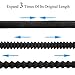 Rainlax Expandable Garden Hose, 50ft Durable Material with 3/4 Solid Brass Connectors, 10 Patterns Spray Nozzle and Carrying Bag