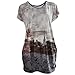 Womens Summer Beach Ice Silk Loose Short Sleeve Semi Sheer T-shirts Dress Tunic