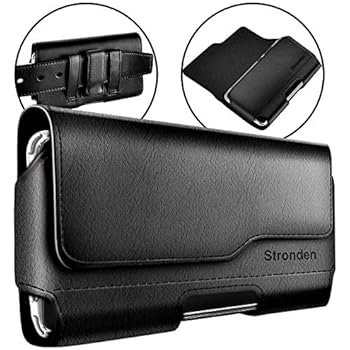 Stronden iPhone 8 iPhone 6S 7 Belt Case with Clip, Apple iPhone 8 Leather Belt Clip Case Holster Pouch Sleeve Flip Cover Cell Phone Holder (for iPhone 7 iPhone 8 with Otterbox Lifeproof Battery Case)