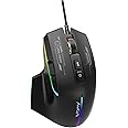 Wireless Gaming Mouse With RGB Lights - 7200 DPI, 7 Programmable Buttons, Ergonomic Design