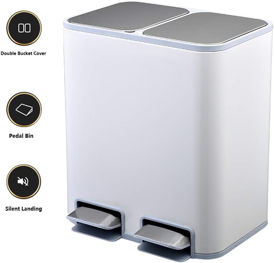 Bote De Basura, Basurero De Pedal, Basurero De Cocina Contenedor Cubo