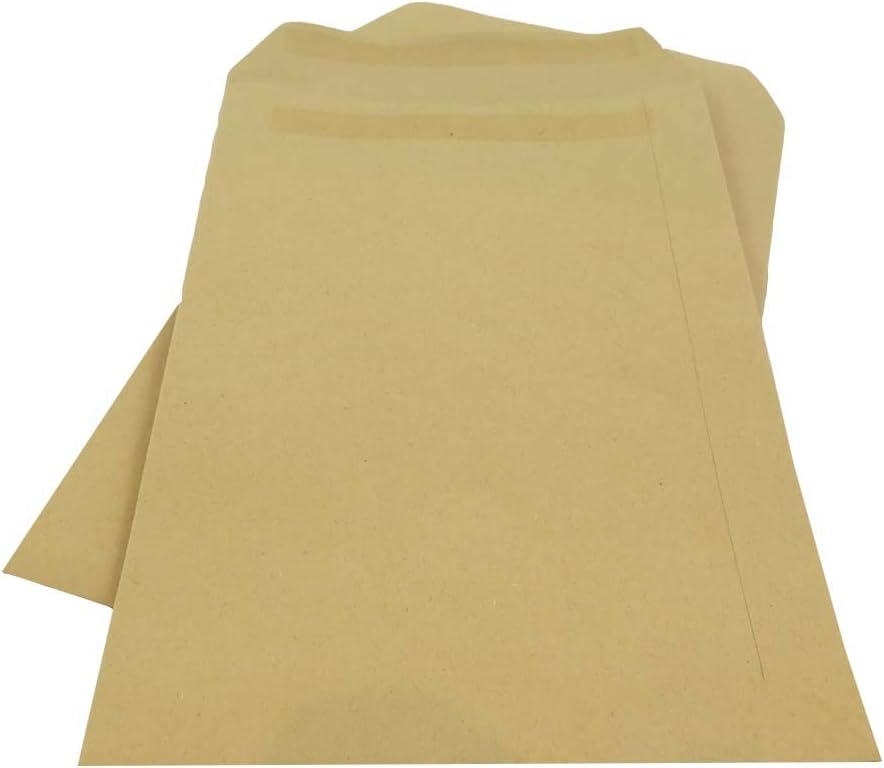 500 x C5/A5 Plain Manilla Self Seal Brown Envelopes SS 80gsm, 229mm x 162mm - Image 3