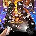 Snowflake Projector Lights Outdoor with Remote Control, Christmas Snowflake Projector Lights, IP65 Waterproof Snowfall Landscape Light Christmas Projector Gift for Holiday Friend Garden