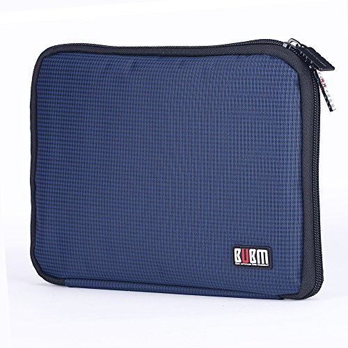 Universal Travel Cable Organizer Digital Gadget Storage Bag Electronics Accessories Cases for Various USB Cable Power Cord (Dark Blue)