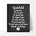 Ocean Drop Designs - Godchild Chalkboard Style Print - Perfect for Christening, Baptism, Baby Showers - PRINT ONLY - 8