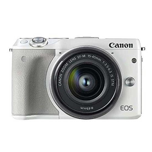 Canon EOS M3 Mirrorless Digital Camera with 1545mm Lens White eBay