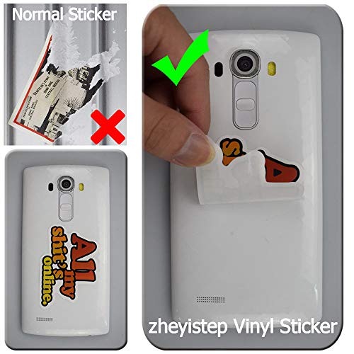Laptop Stickers, Computer Stickers for Laptop Water Bottles Car Bumper Skateboard Guitar Bike Luggage Waterproof Vinyl Decals Cool Graffiti Stickers Pack (50 Pcs Program Internet Software Stickers)