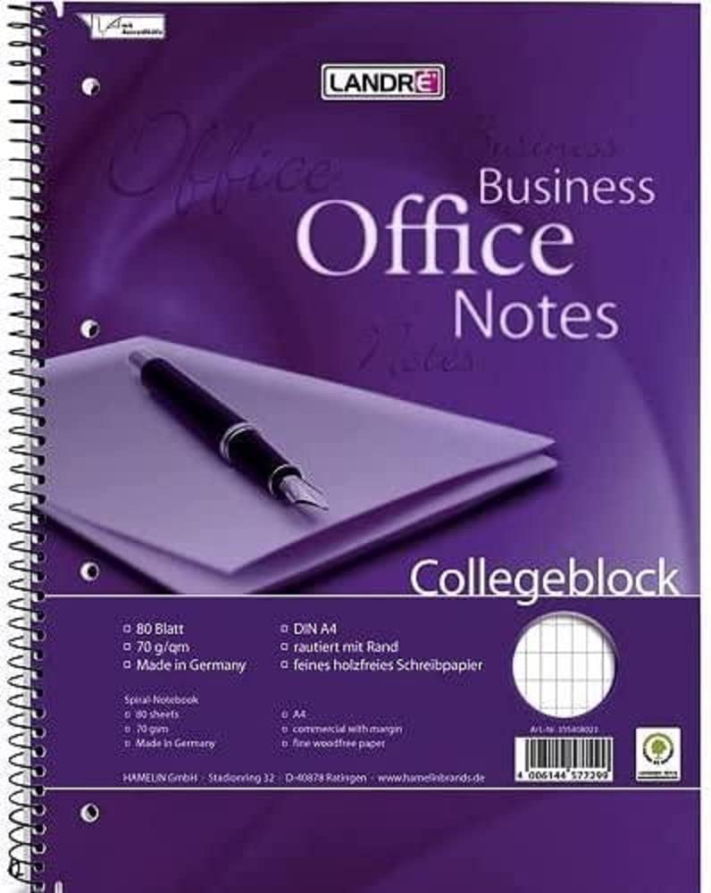 LANDRÉ 100050245 Journal 'Pocket Notes, Lined