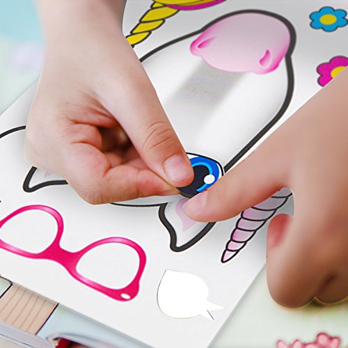 4 24+Make+Unicorn+Stickers+Kids