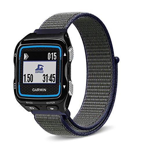 C2D JOY Sport Loop for Garmin Forerunner 920XT Watch Band Replacement GPS Multi Sport WatchWoven Nylon Wrist Bands No Buckle Needed - Nectarine, Medium Fits 5.2-8.2in. Wrists - Thumbnail 6