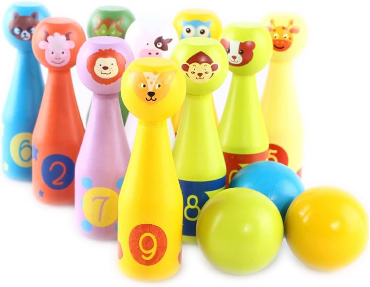 wooden skittles baby