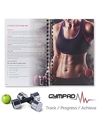 GymPad Workout Journal & Fitness Book (A5) - Track Weights, Cardio, Bodybuilding & More! 25+ Pages of Diet, Nutritional and Workout Resources! Designed by Fitness Professionals, Premium