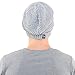 Mens Slouchy Long Beanie Knit Cap for Summer Winter Oversize (Gray)