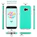 GUAGUA Samsung Galaxy A5 2017 Case Slim Lightweight Dual Layer Hybrid Hard PC Cover Soft Bumper Anti-Slip Shockproof Protective Phone Cases for Samsung Galaxy A5 2017(5.2 inch) Mint Green