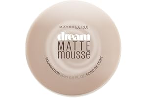 Maybelline New York Dream Matte Mousse Foundation, Porcelain Ivory, 0.64 oz.