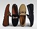HAPPYSHOP(TM Men's Suede Leather Moccasin Loafers Driving Shoes Comfort Slip-on Penny Loafers Size 38-44