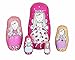 NY 5pcs Cute and Funny Wooden Fairy Stacking Toys/Russian Nesting Dolls/Matryoshka Gifts for Kids