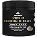 Naturalistix Sodium Bentonite Clay Mask (16 oz) - Indian Healing Clay - 100% Bentonite Clay Face Mask for Deep Pore Cleansing, Skin Detox, Acne, Eczema, Psoriasis, Rosacea, Dermatitis