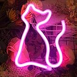 Cat Light Neon Signs, Neon Lights for Wall