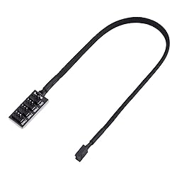 Yosoo- 4-Pin Computer CPU/Case Fan Power Multi
