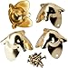 Brass Plated Trunk Corner (Set of 4)