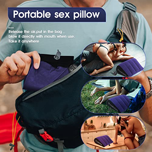 Sex Inflatable Wedge-Pillow and Dice Sex-Games for Adult Couples Prosixtoy Sex Position Dice Position Support Pillow Sex Toy