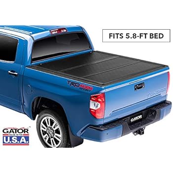 Amazon Com Gator Efx Hard Tri Fold Truck Bed Tonneau Cover Gc14005 Fits 2007 2013 Chevy Silverado Gmc Sierra 5 8 Bed W Out Rail System Made In The Usa Automotive