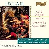 Leclair: Violin Concertos, Vol.1 (Concertos Op. 7, Nos. 2 & 5; Concertos Op. 10, Nos. 1 & 5) - Collegium Musicum 90