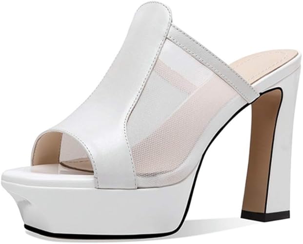 Amazon Lecmt オフィスサンダル ミュール レディース 歩きやすい 黒色 サンダル レディース かわいい オフィスサンダル ホワイト 疲れない 美脚 ミュール レディース ヒール 滑りにくい 幅広 22 5cm 高見え オフィス オープントゥ 軽量 Lecmt ミュール