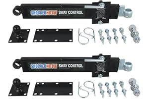 SHOCKER HITCH Shocker Sway Control Friction Arm Bar & Ball Kit, 2 Sway Arms
