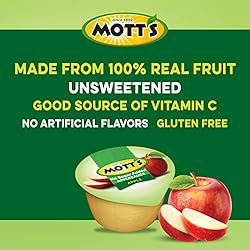 Mott's No Sugar Added Applesauce, 3.9 oz cups, 72