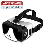 AMAZKER 3D Panda Mini VR Device With Magnetic Trigger for Gift for Child,Upgraded Ultra Light Portable Virtual Reality Headset Version Glasses for iPhone 6s Nexus 6 Samsung Galaxy s5 s6