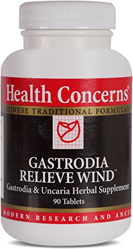 Health Concerns - Gastrodia Relieve Wind - Gastrodia & Uncaria Herbal Supplement - Tian Ma Gou Teng Yin - 90 Tablets