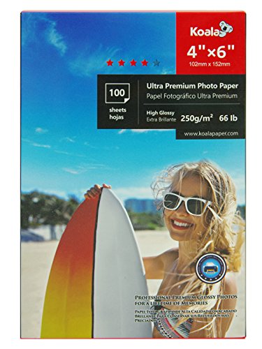 Koala Advanced High Glossy Photo Paper With Imported Raw Material 4x6 inch 100 Sheets, For Canon Hp Epson Inkjet Printer - Thumbnail 5