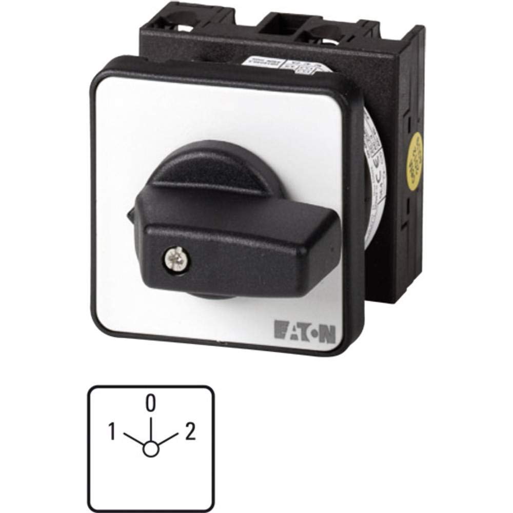 Eaton 012742 Switch Contacts: 2 20 A Front Plate: 1-0-2 60 Degrees Locking Installation