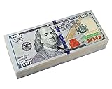 BEST REAL LOOKING PLAY MONEY, Real Color Double Sided, Smaller Size 4.8