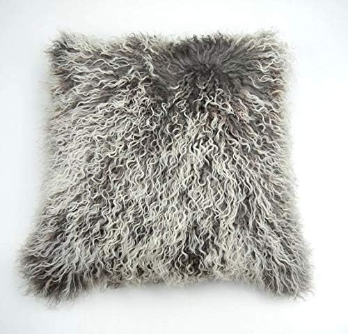 Amazon Com Befurs 100 Real Tibetan Mongolian Lamb Fur Pillow