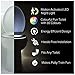 ROYFACC Rechargeable 16 Colors LED Toilet Light Motion Detection Bathroom Night Lights Sensitive Dusk to Dawn Lamp with Scented Piece