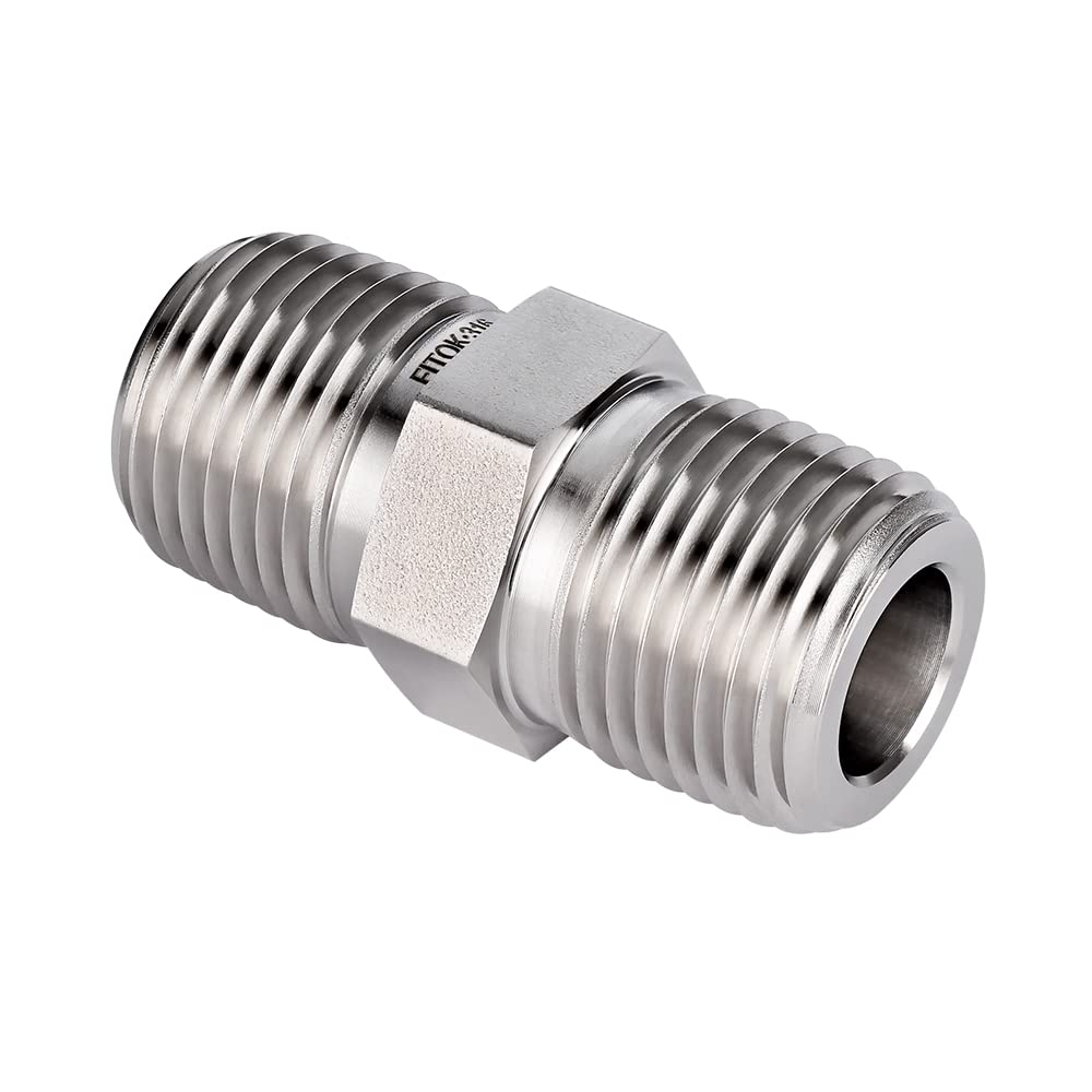 FITOK 316 Stainless Steel Pipe Fitting Hex Nipple