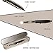 Holiday Gift- Elegant Stylus Pen In Box! Stylus, Compatible With Any Touch Screen Device - Mini LED Light + 3 Spare Batteries - Black Ink Ballpoint Pen With Cover, Single Pack. By Mega Stationers