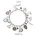 LUREME 10PCS Charms Lobster Clasp Bracelet for Fans (bl003476)