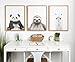 Kate and Laurel Sylvie Sloth Black and White Portrait Framed Canvas Wall Art by Simon Te Tai, 18x24 Natural