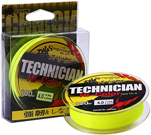 Sougayilang 100m/110yards 13-43lb Fluorocarbon Fishing Lines 1.5-8.0# Made in Japan Technician Fish Line