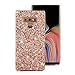 Ranyi Galaxy Note 9 Case, Full Body Glitter Sparkle Bling Shiny Rhinestone Design Slim Electroplated TPU Bumper Shock Absorbing Protective Case Cover for Samsung Galaxy Note 9 (2018), Rose Gold