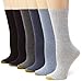 Gold Toe Women's Ribbed Crew 6 Pack